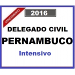 Delegado Civil Pernambuco 2016 - -  PC PE Módulos Teórico + Avançado - Reta Final...